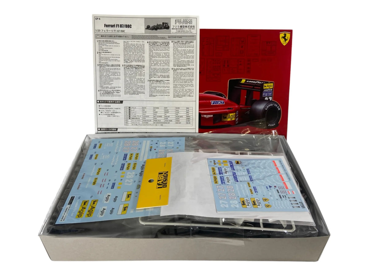 Fujimi 1:20 Ferrari F1-87/88C incl. nieuwe decals 091983