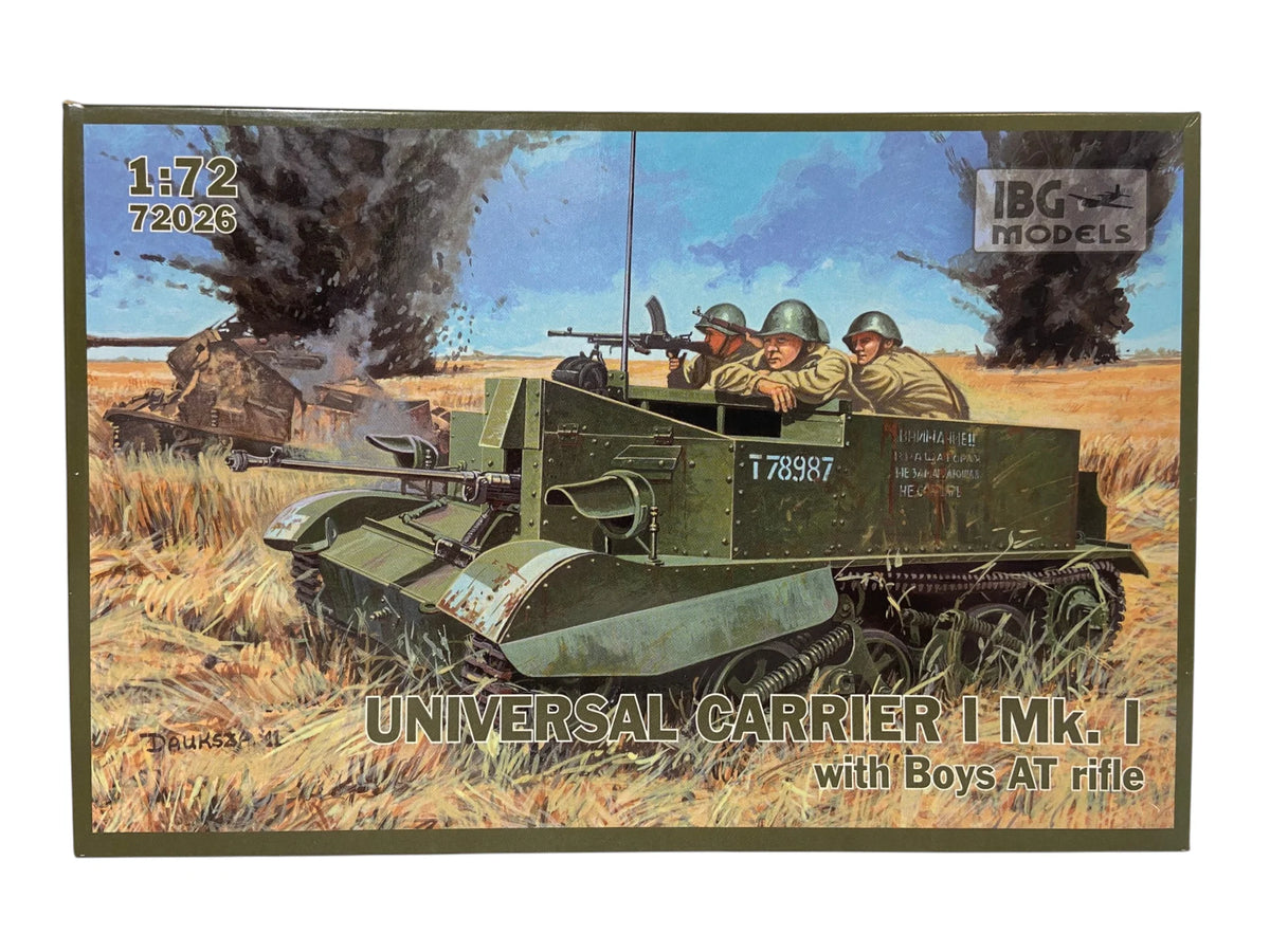 IBG Models 1:72 Universal Carrier I Mk. I with Boys AT rifle 72026