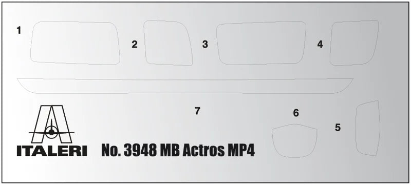Italeri 1:24 Mercedes Benz MP4 Big Space 3948