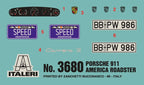 Italeri 1:24 Porsche 911 America Roadster 3680