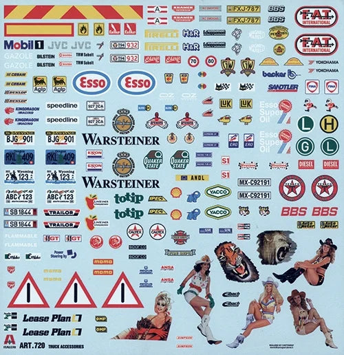 Italeri 1:24 Truck Accessories for European and U.S. Trucks 720