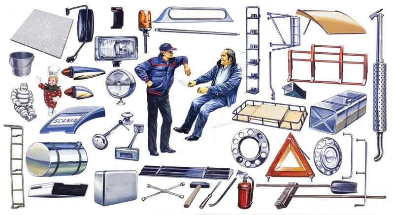 Italeri 1:24 Truck Shop Accessories 764