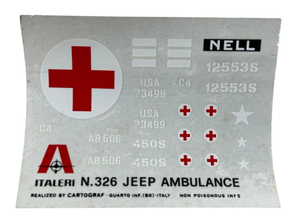 Italeri 1:35 Ambulance Jeep 326
