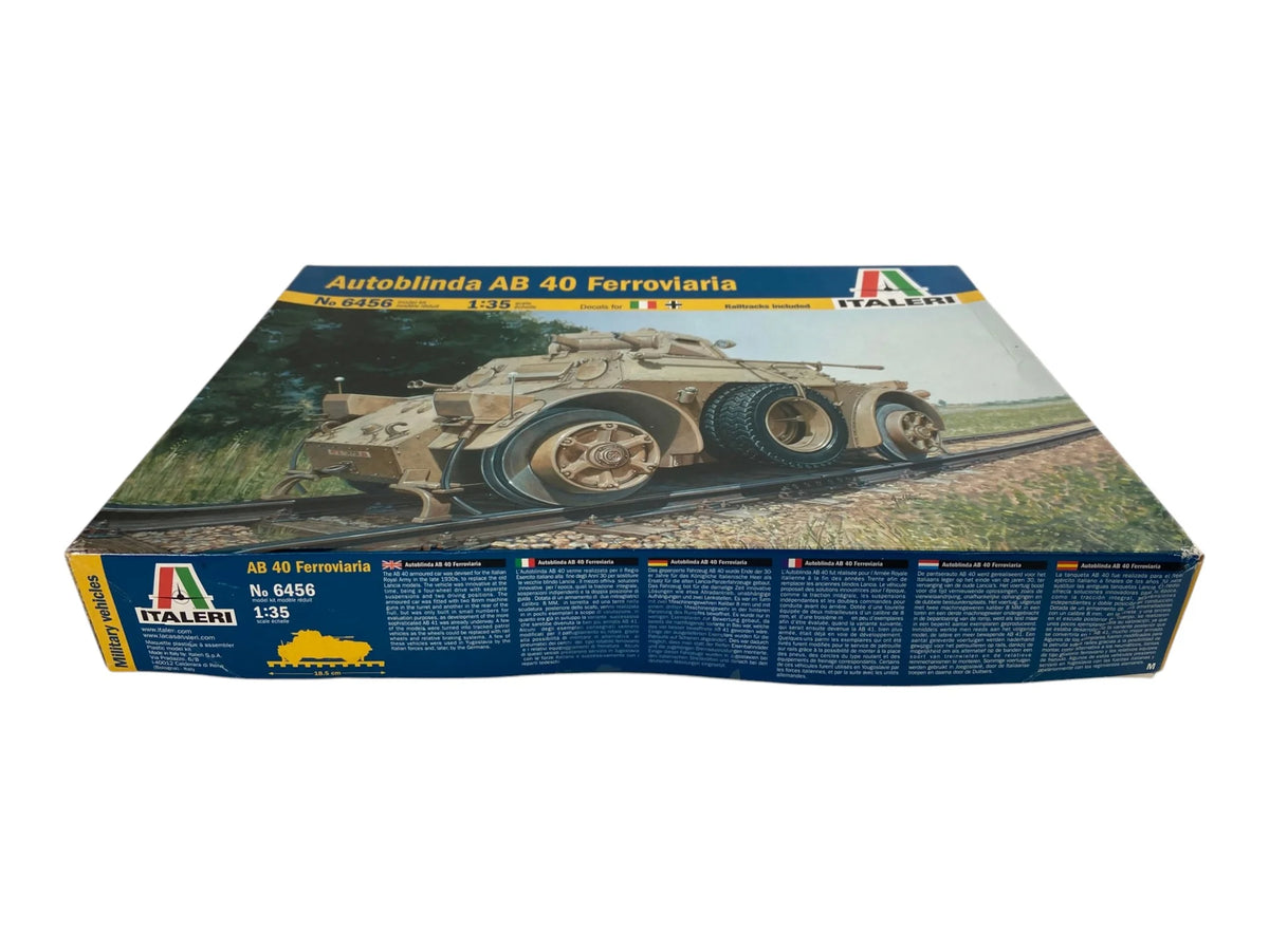 Italeri 1:35 Autoblinda AB 40 Ferroviaria 6456