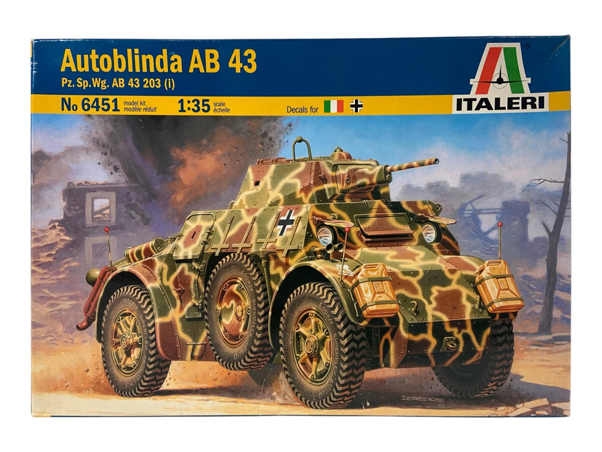 Italeri 1:35 Autoblinda AB 43 6451