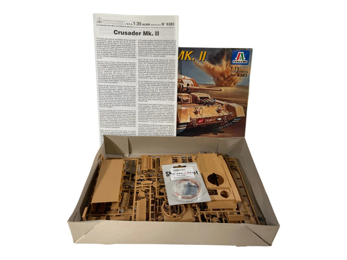 Italeri 1:35 Crusader Mk. II incl. Tow cables 6385