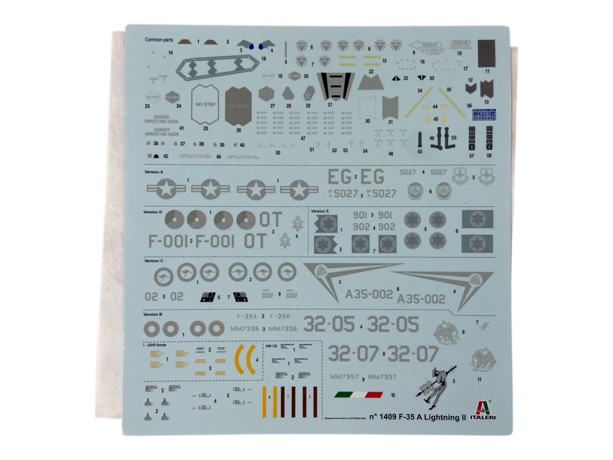 Italeri 1:72 Lockheed Martin F-35A Lightning II CTOL Version 1409