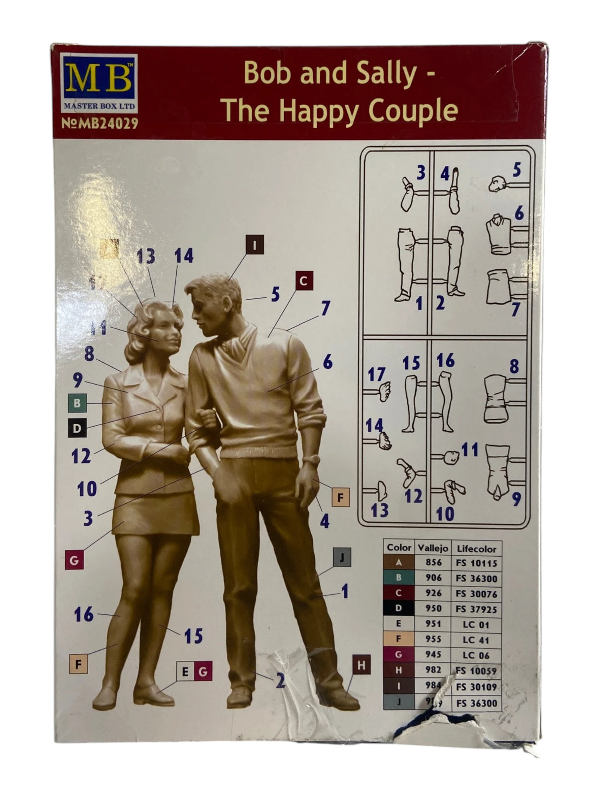 Master Box Ltd. 1:24 Bob and Sally - The Happy Couple 24029