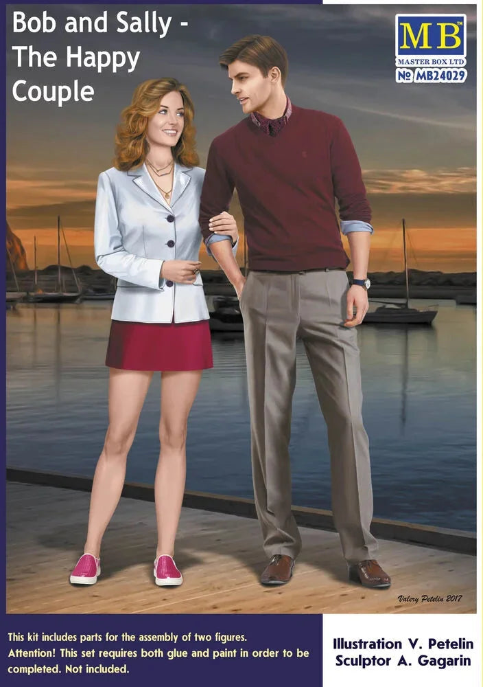 Master Box Ltd. 1:24 Bob and Sally - The Happy Couple 24029