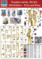Master Box Ltd. 1:24 Hitchhikers - Erica and Kery 24041