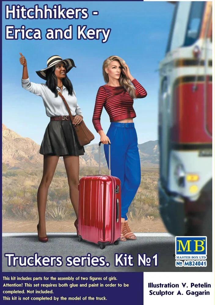 Master Box Ltd. 1:24 Hitchhikers - Erica and Kery 24041