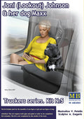 Master Box Ltd. 1:24 Joni (Lookout) Johnson & her dog Maxx 24045