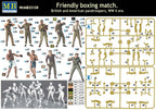 Master Box Ltd. 1:35 Friendly boxing match British and American paratroopers, WW II Era 35150