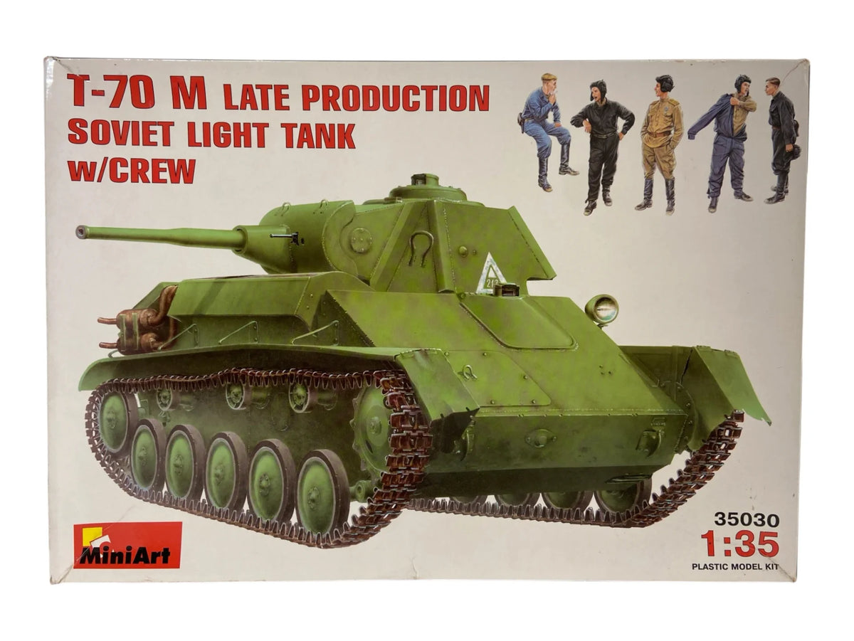 MiniArt 1:35 Soviet Light Tank T-70 M Late Production w/Crew incl. upgrades 35030