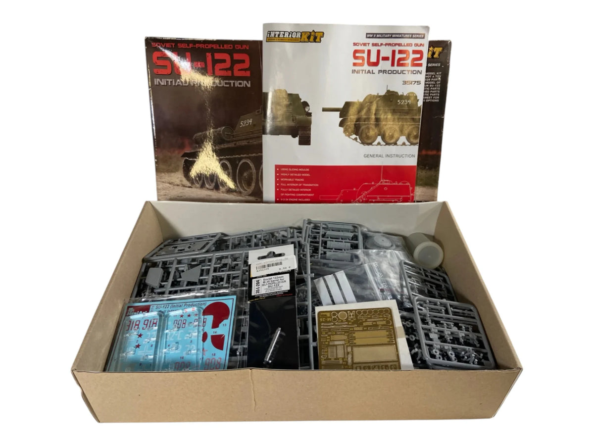 MiniArt 1:35 Soviet Self-Propelled Gun SU-122 Initial Production incl. aluminium loop 35175
