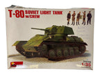 MiniArt 1:35 Soviet T-80 Light Tank w/Crew (afwijkende figuren) 35038