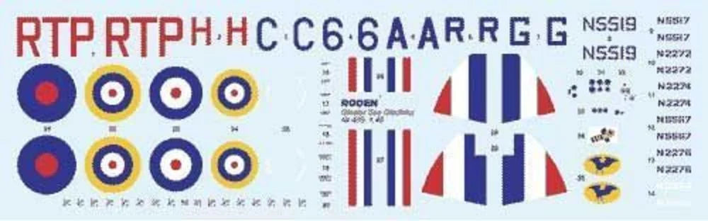 Roden 1:48 Gloster Sea Gladiator incl. upgrade sets 405