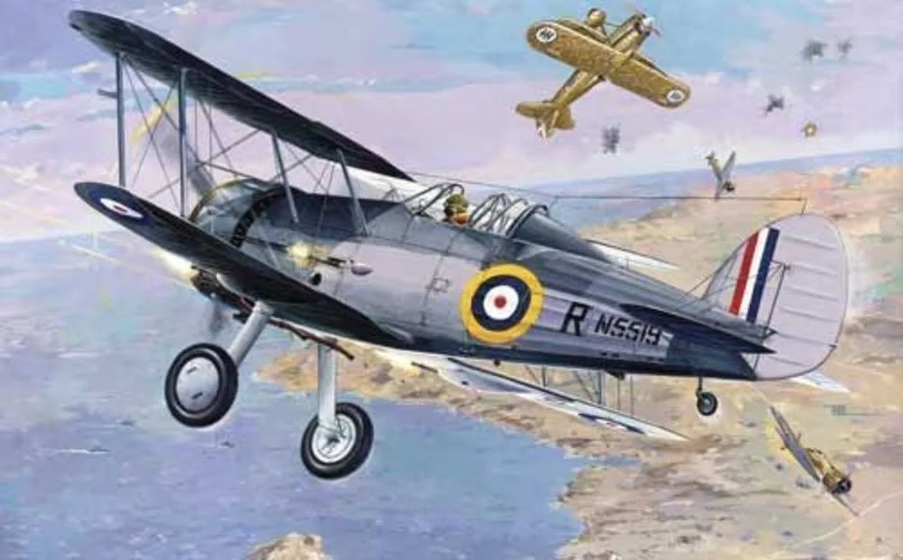 Roden 1:48 Gloster Sea Gladiator incl. upgrade sets 405
