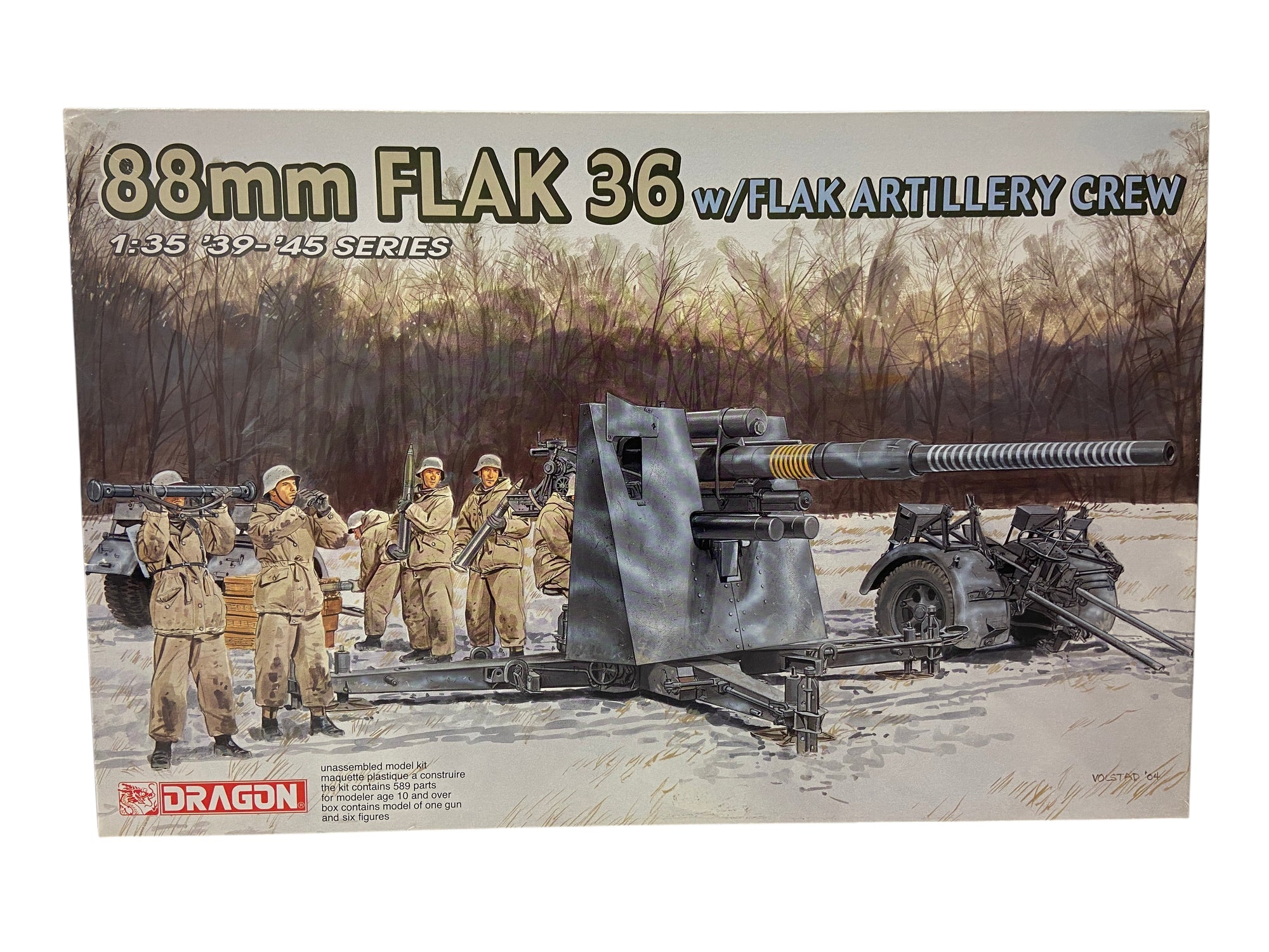 Dragon 1:35 88mm Flak 36 w/Flak Artillery Crew 6260