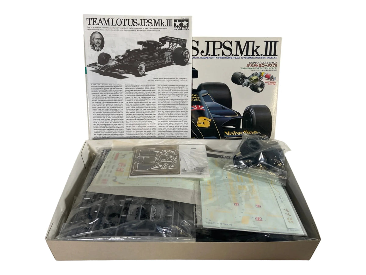 Tamiya 1:20 Team Lotus J.P.S. Mk.III incl. nieuwe decals & PE set 20004