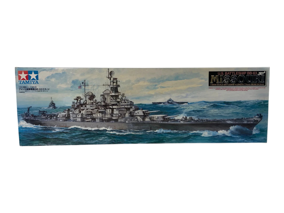 Tamiya 1:350 U.S. Battleship BB-63 Missouri incl. upgrade sets 78018