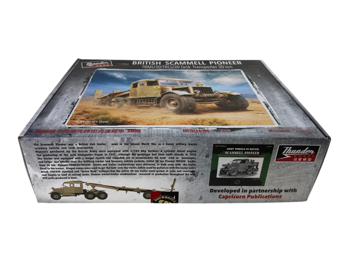 Thunder Model 1:35 British Scammell Pioneer TRMU30/TRCU30 Tank Transporter 30 ton 35200