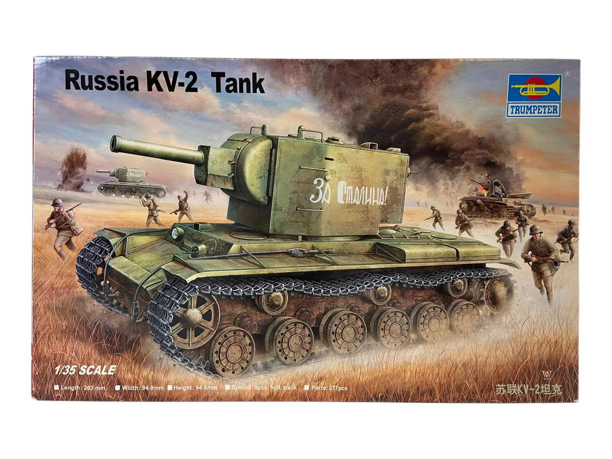 Trumpeter 1:35 Russia KV-2 Tank 00312