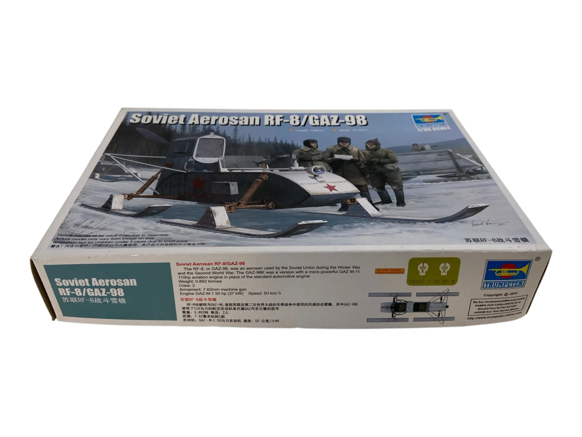 Trumpeter 1:35 Soviet Aerosan RF-8/GAZ-98 incl. upgrade set 02322