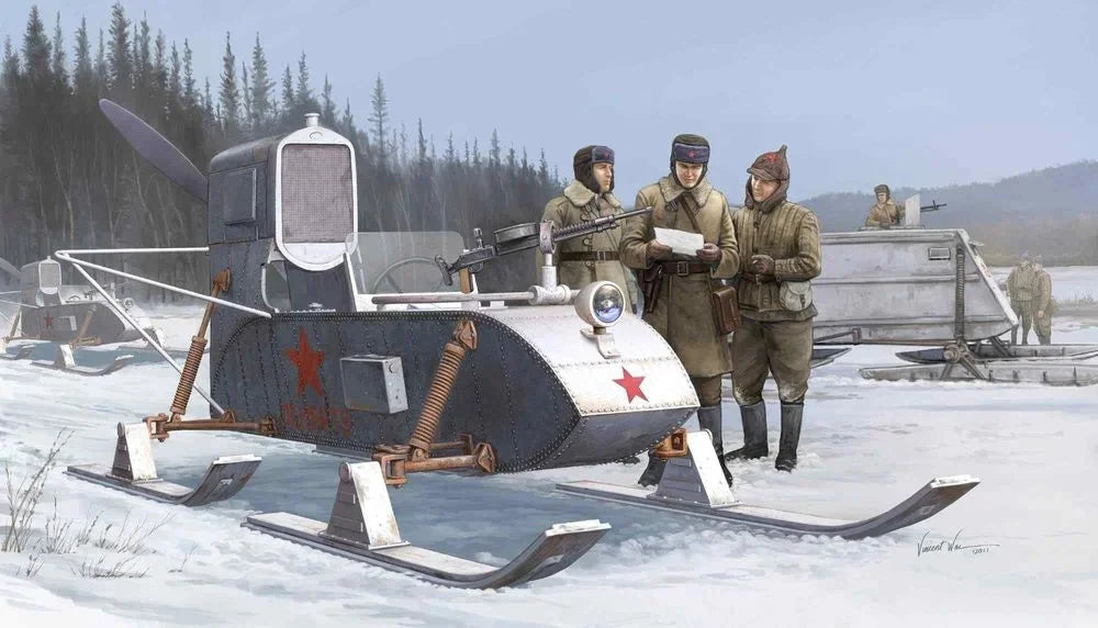 Trumpeter 1:35 Soviet Aerosan RF-8/GAZ-98 incl. upgrade set 02322