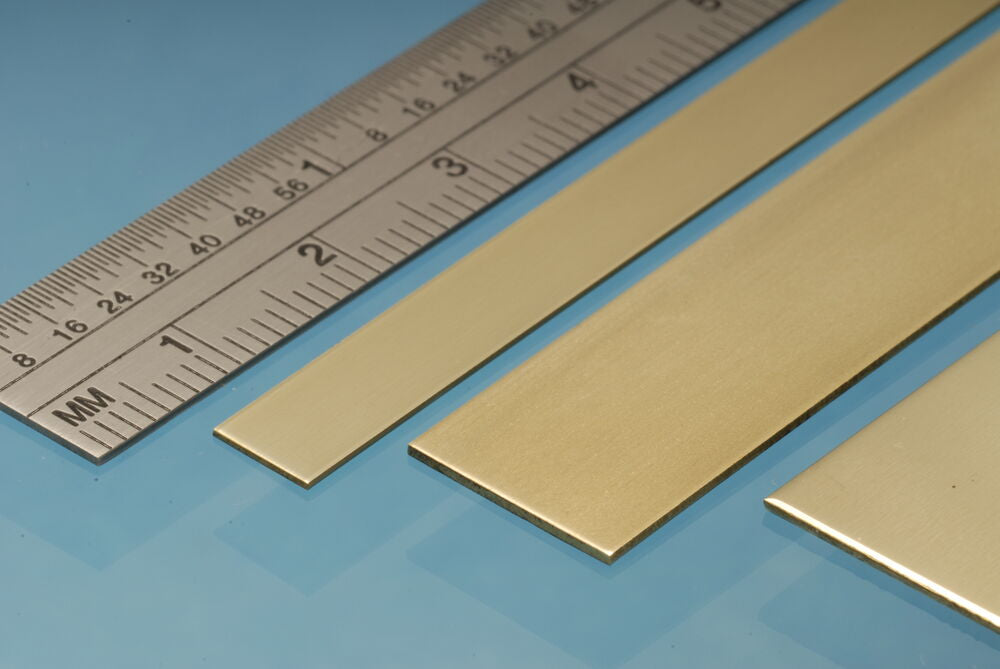 Albion Alloys  Albion Alloys Brass Strip 25 x 0.4 mm BS3M