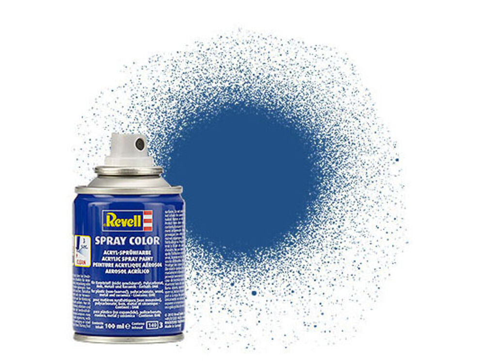 Revell  Revell Spray Color 56 – Blauw, Mat 34156