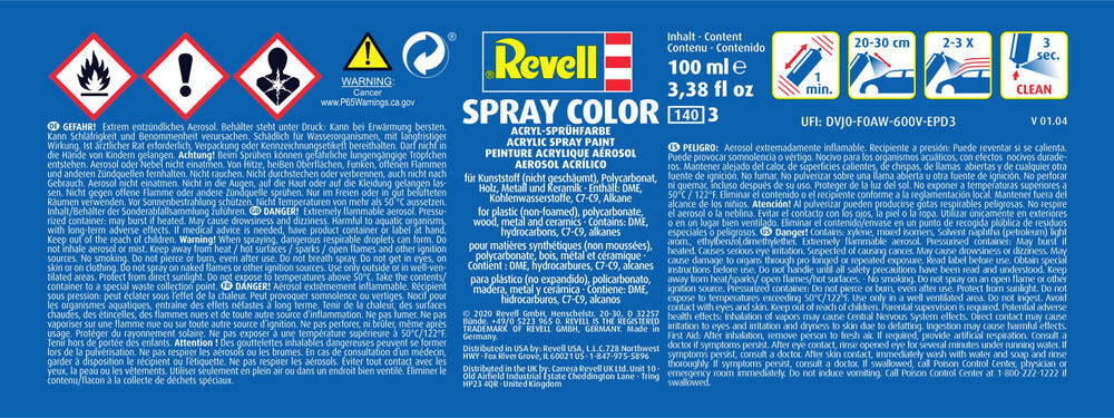 Revell  Revell Spray Color 05 – Wit, Mat 34105