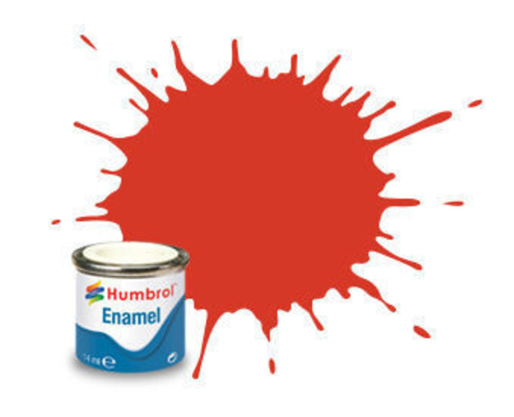 Humbrol  Humbrol Enamel 174 – Signaalrood, Glanzend 174